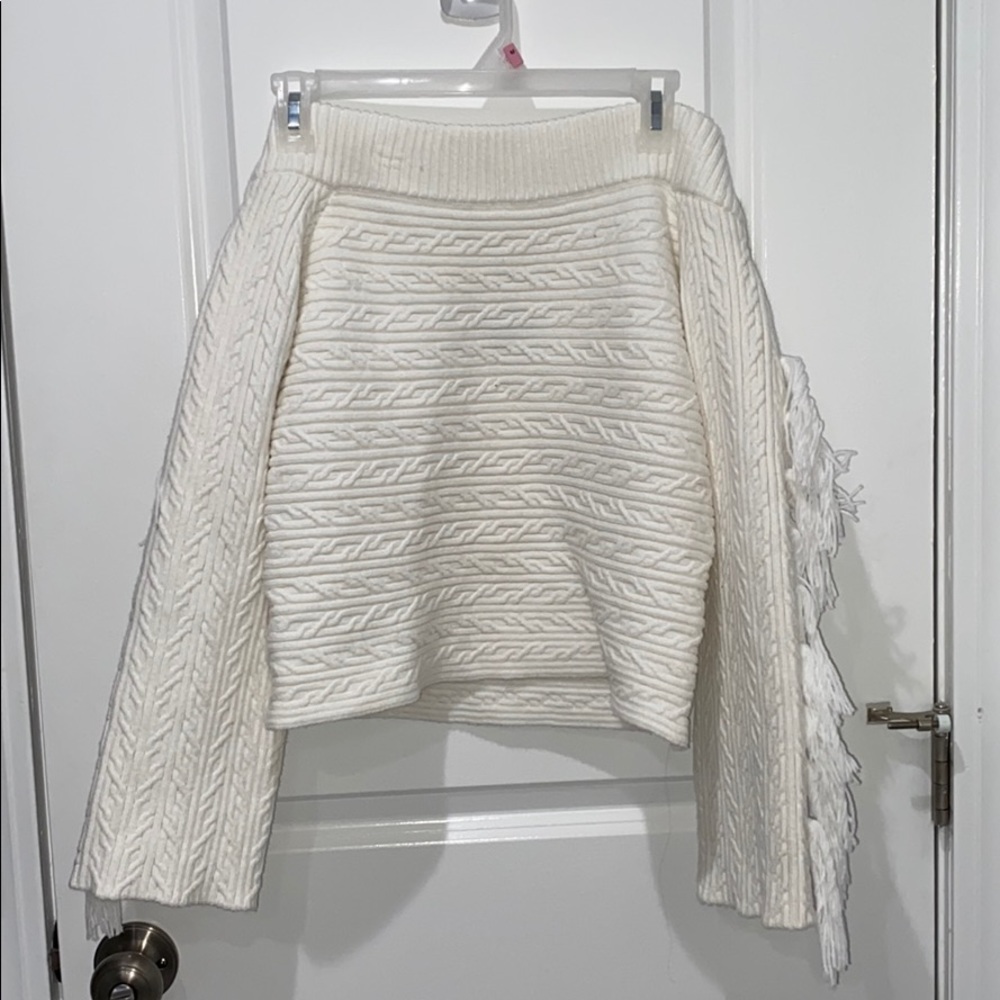 white ivory sweater